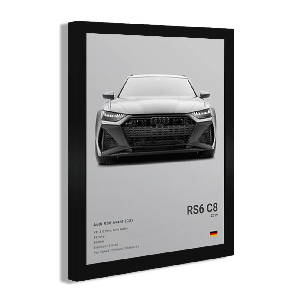 Audi RS6 C8  Luxury Car Poster