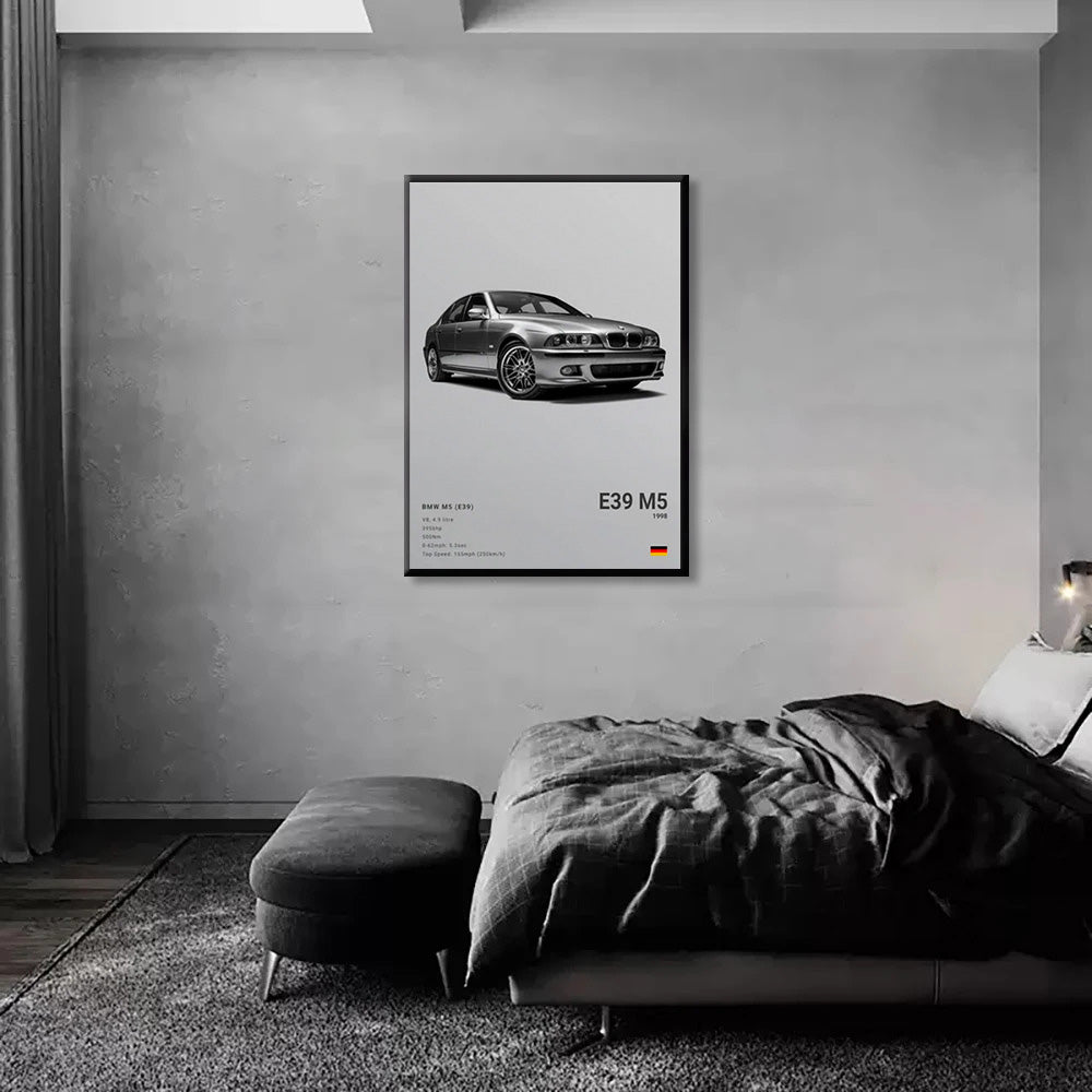 BMW M5 E39 Luxury Car Poster