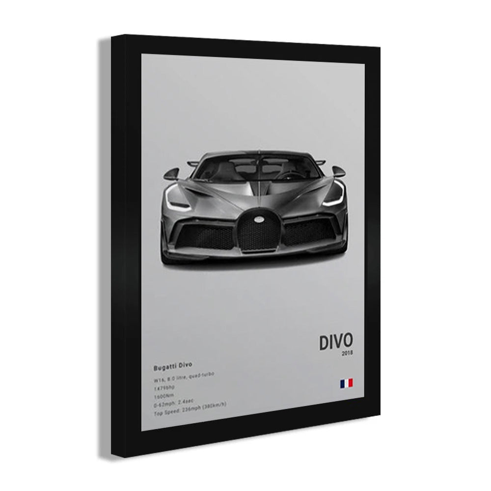 Bugatti Divo Luxury Car Poster