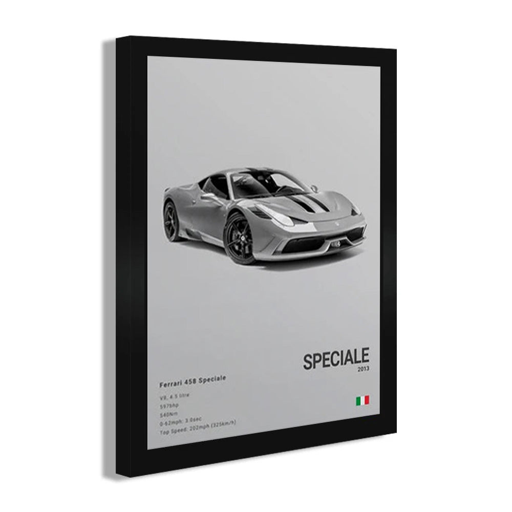 Ferrari 458 SPECIALE Luxury Car Poster