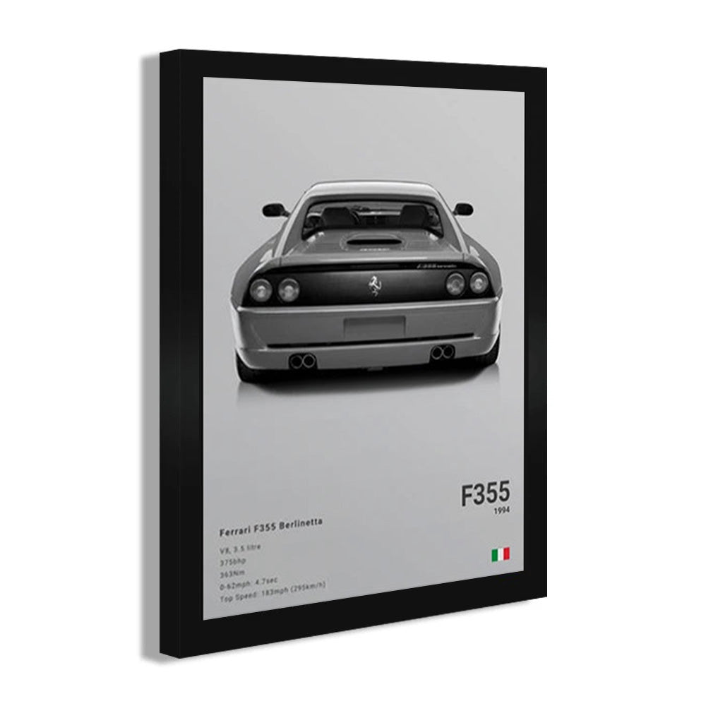 Ferrari F355 Berlinetta Luxury Car Poster