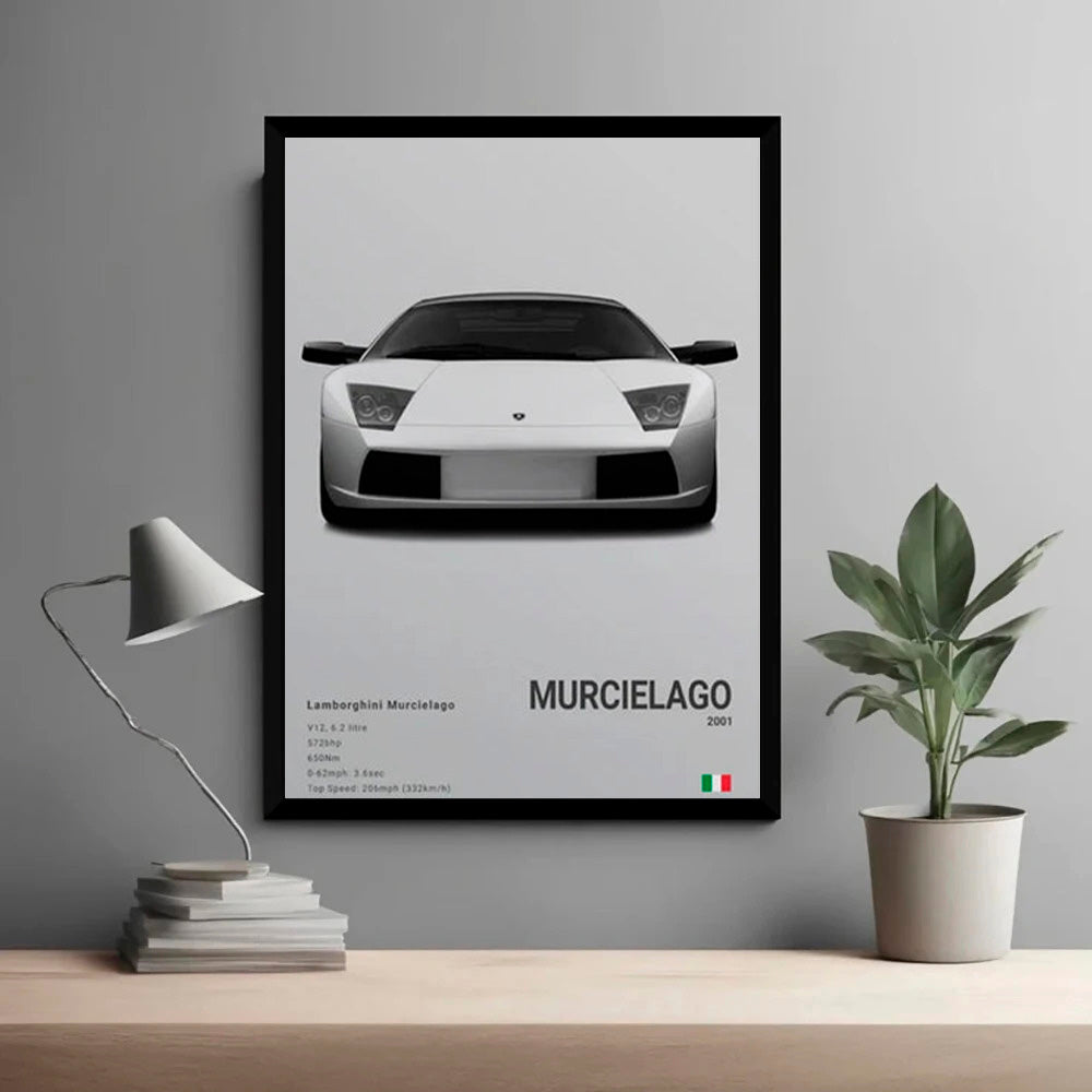 Lamborghini Murcielago Luxury Car Poster