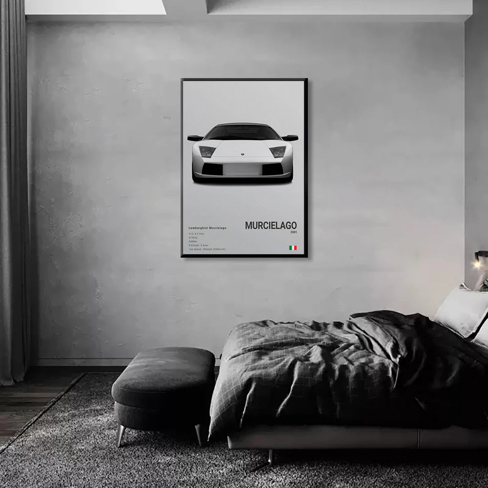 Lamborghini Murcielago Luxury Car Poster