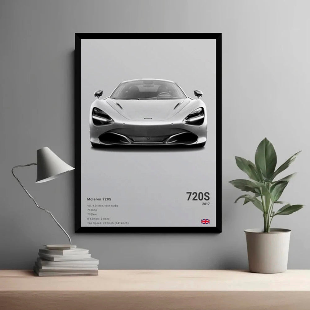 Mclaren 720S Luxury Car Poster