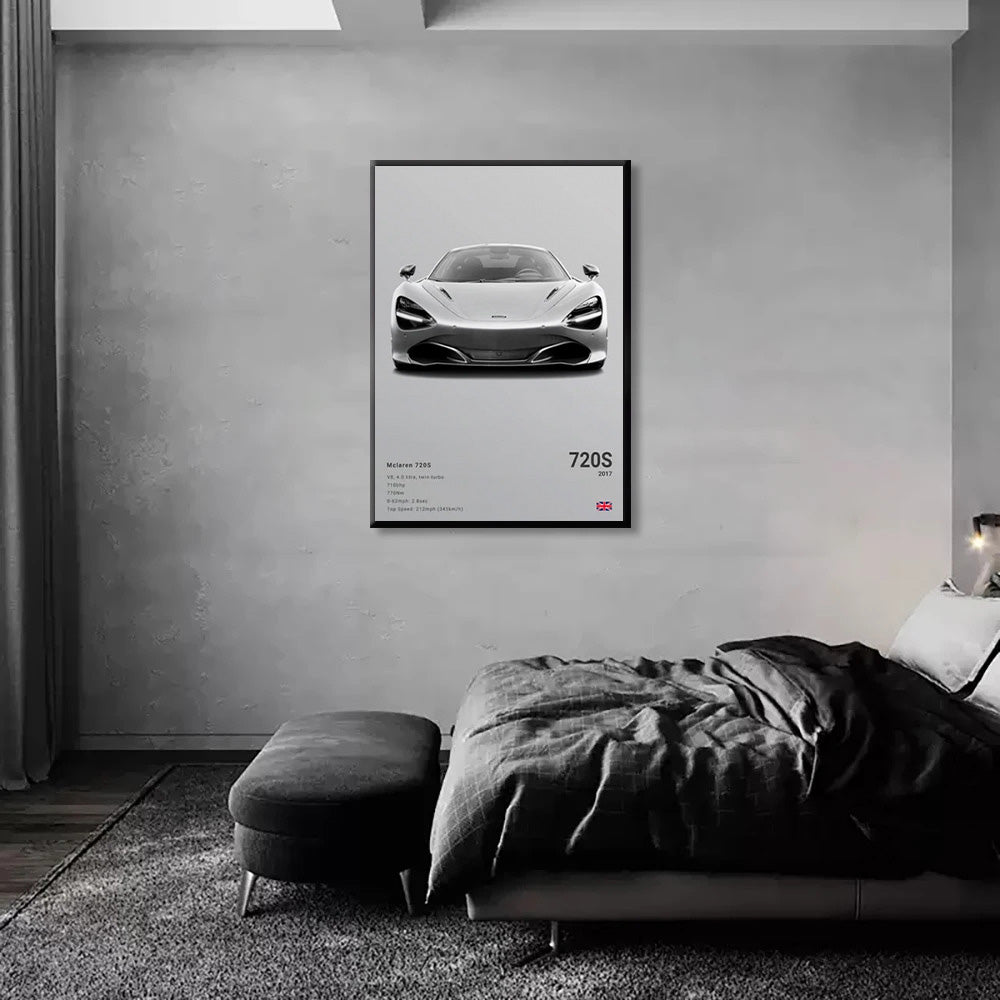 Mclaren 720S Luxury Car Poster