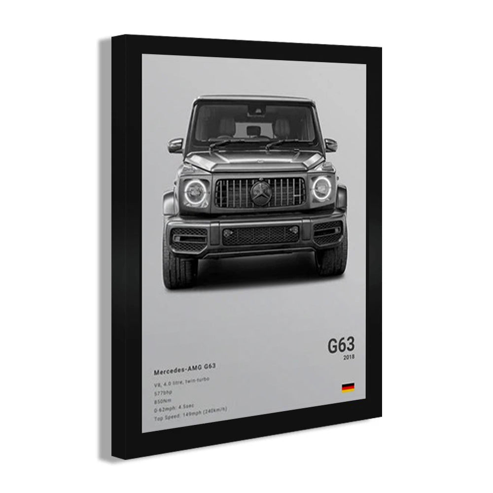 Mercedes-AMG G63 Luxury Car Poster