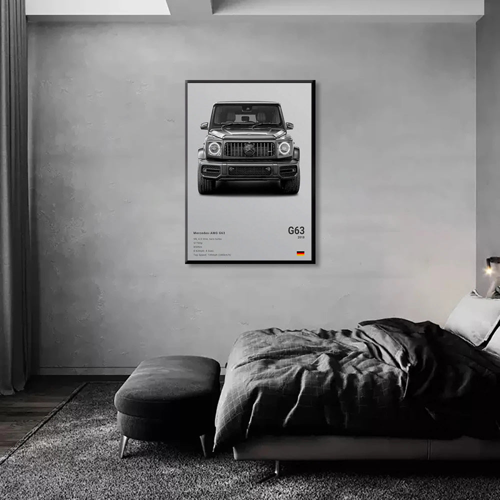 Mercedes-AMG G63 Luxury Car Poster