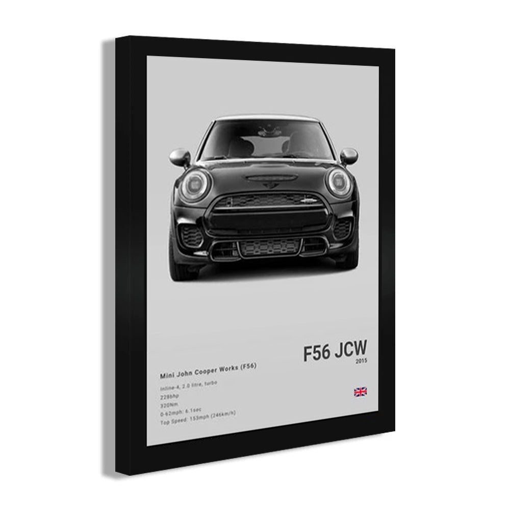 Mini Cooper F56 JCW Luxury Car Poster