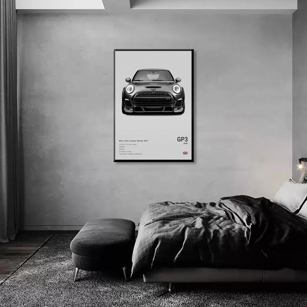 Mini Cooper GP3 Luxury Car Poster