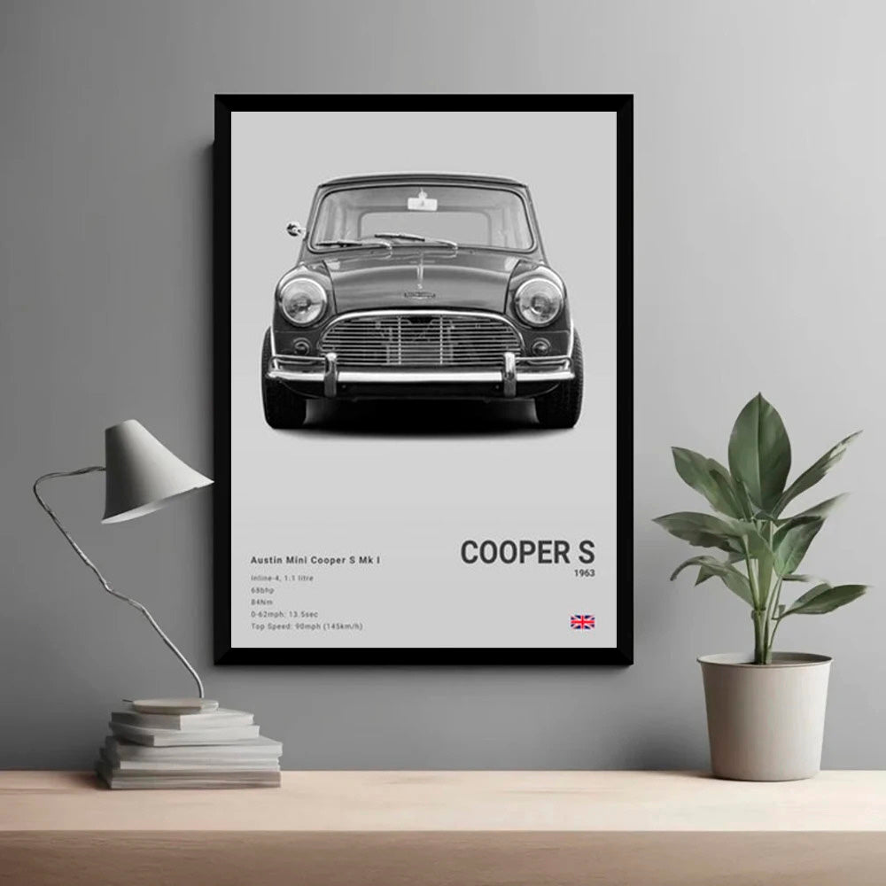 Mini Cooper S Mk1 Luxury Car Poster