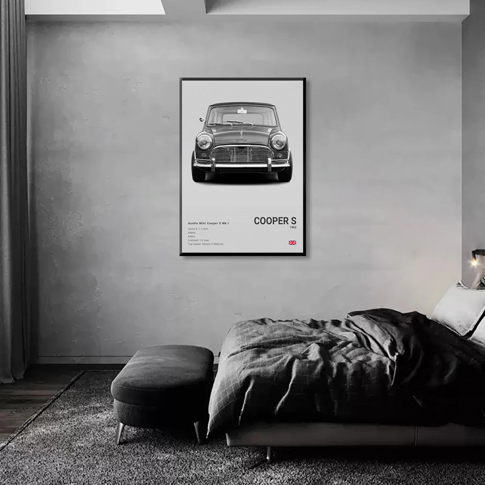 Mini Cooper S Mk1 Luxury Car Poster