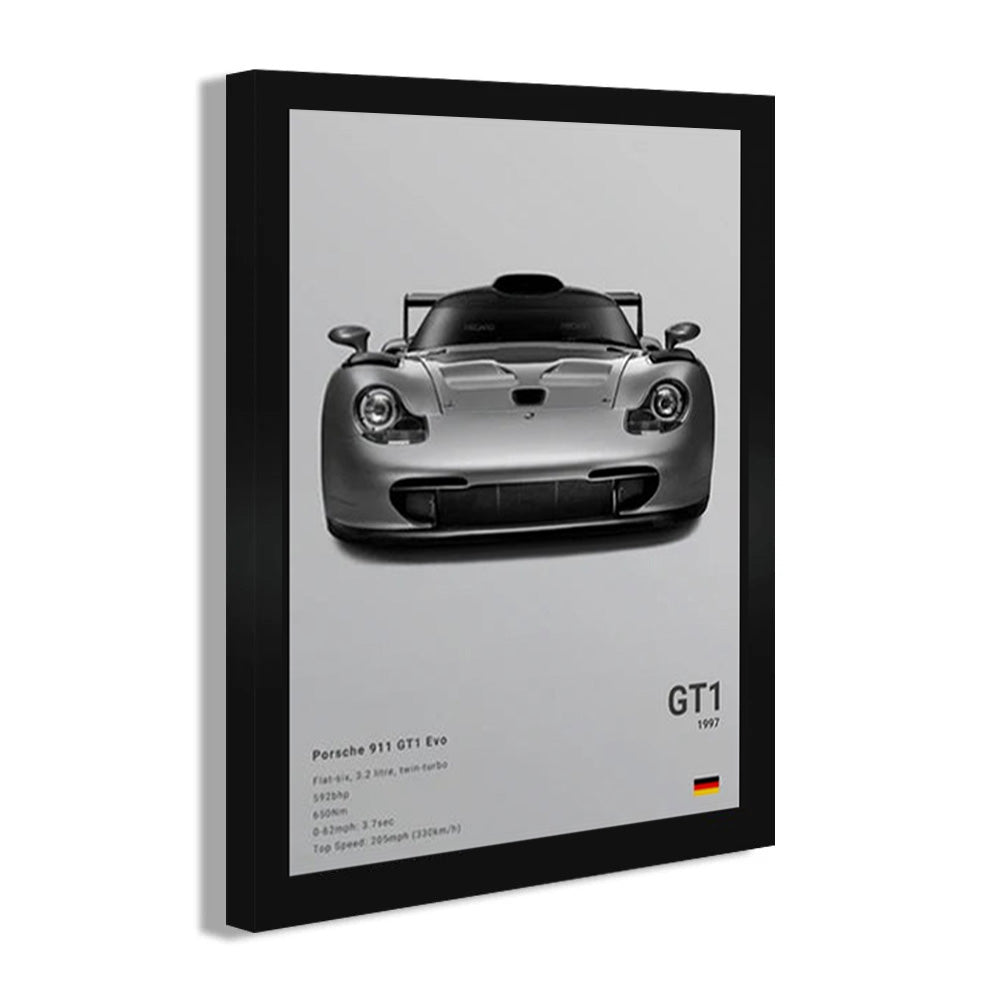 Porsche 911 GT1 Evo Luxury Car Poster