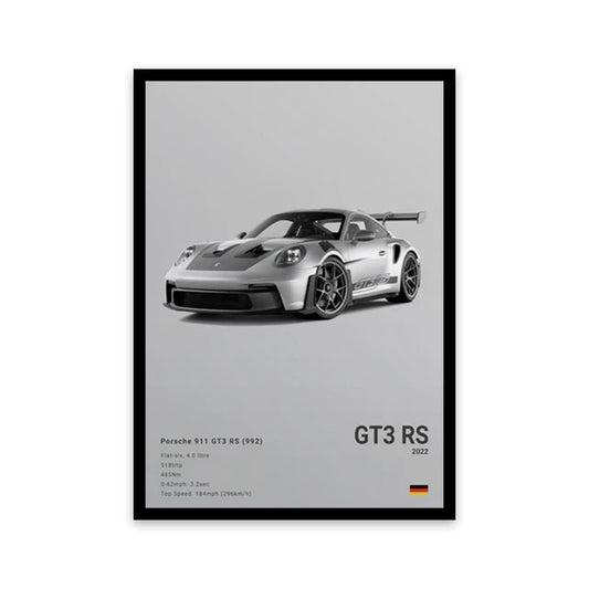 Porsche 911 GT3 RS Luxury Car Poster