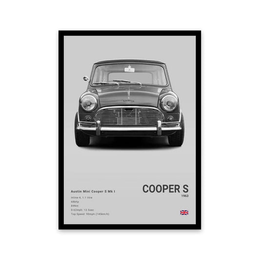 Mini Cooper S Mk1 Luxury Car Poster