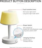 Telawah Quran Speaker Desk Lamp