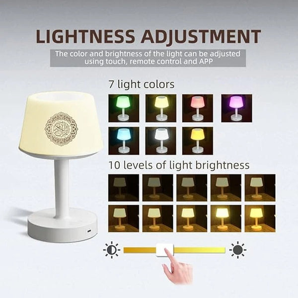 Telawah Quran Speaker Desk Lamp