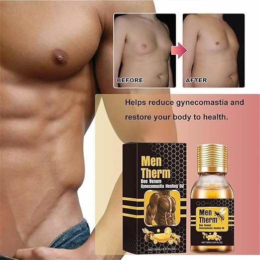 Men Therm Bee Venom Gynecomastia Heating Oil