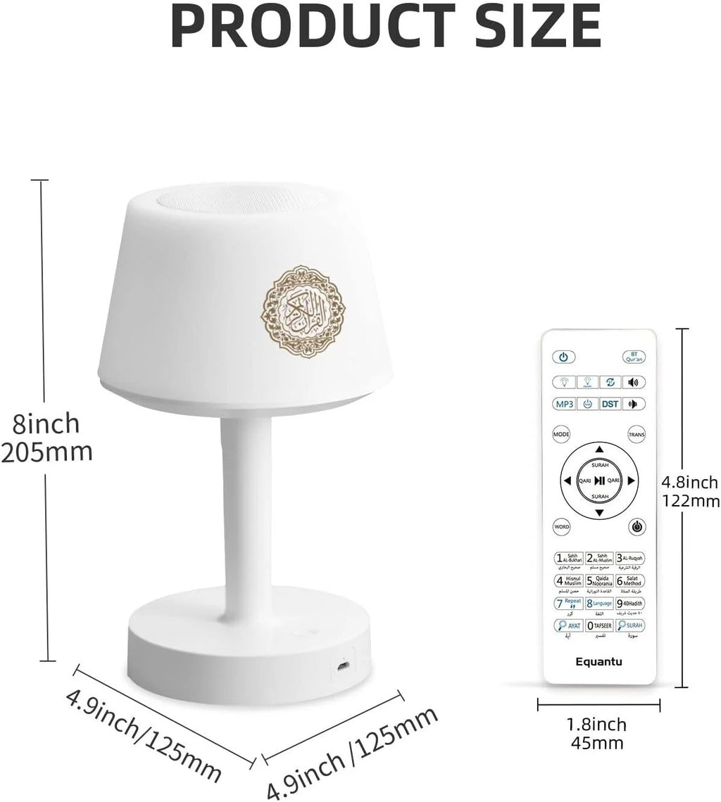 Telawah Quran Speaker Desk Lamp