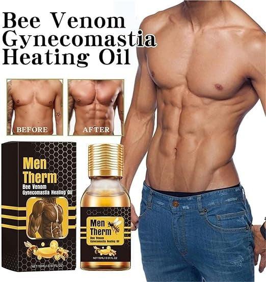 Men Therm Bee Venom Gynecomastia Heating Oil